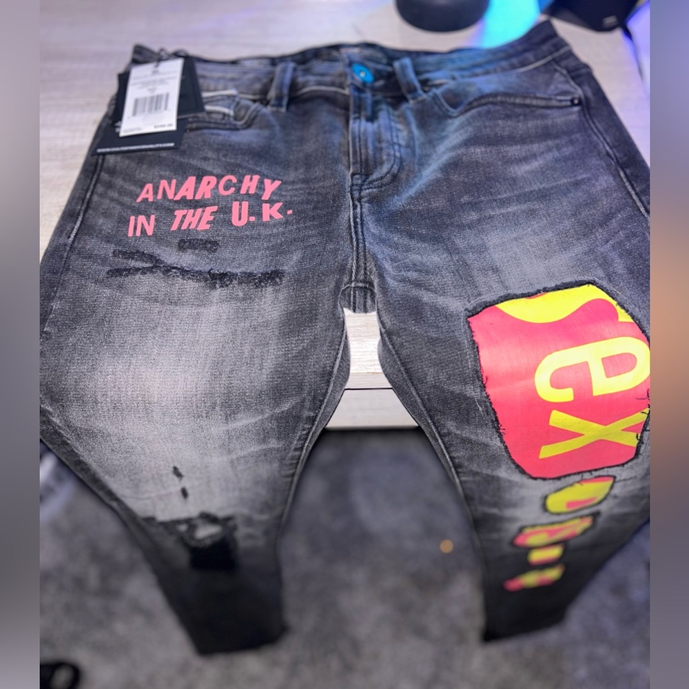Cult of individuality ‘sex pistols’ jeans